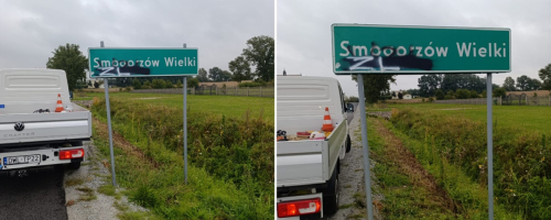 Naprawa oznakowania pionowego 