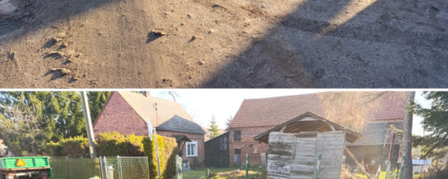 Dębno, droga powiatowa nr 1285D, uzupełnianie poboczy 